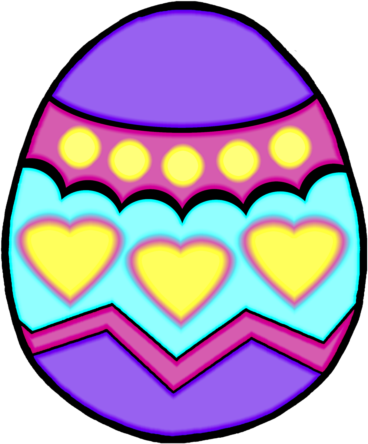 Easter Egg Clip Art - Easter Egg Image Clipart (1252x1600)