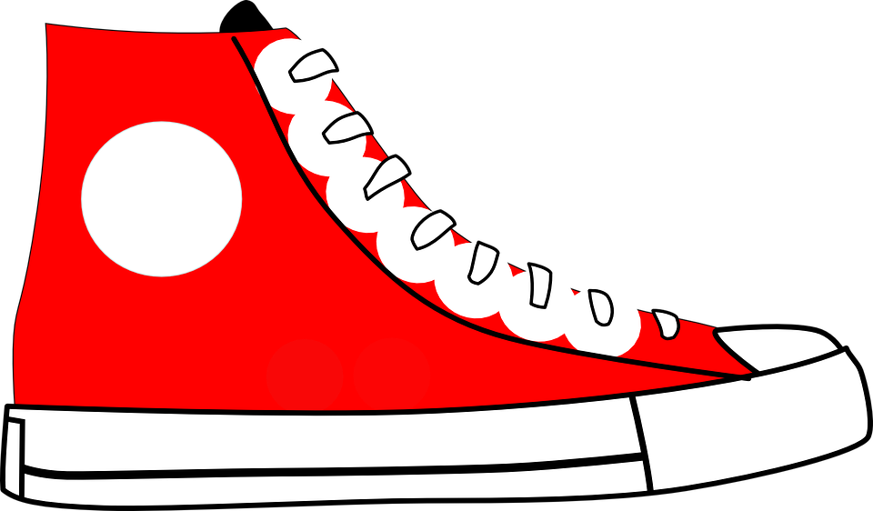 Shoe Clip Art - Pete The Cat Red Shoes (1280x750)