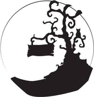 Spooky Tree 2 Gobo - Silhouette (400x400)