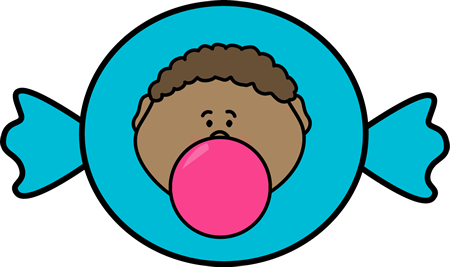 Bubblegum Clip Art - Bubble Gum Clipart (450x267)