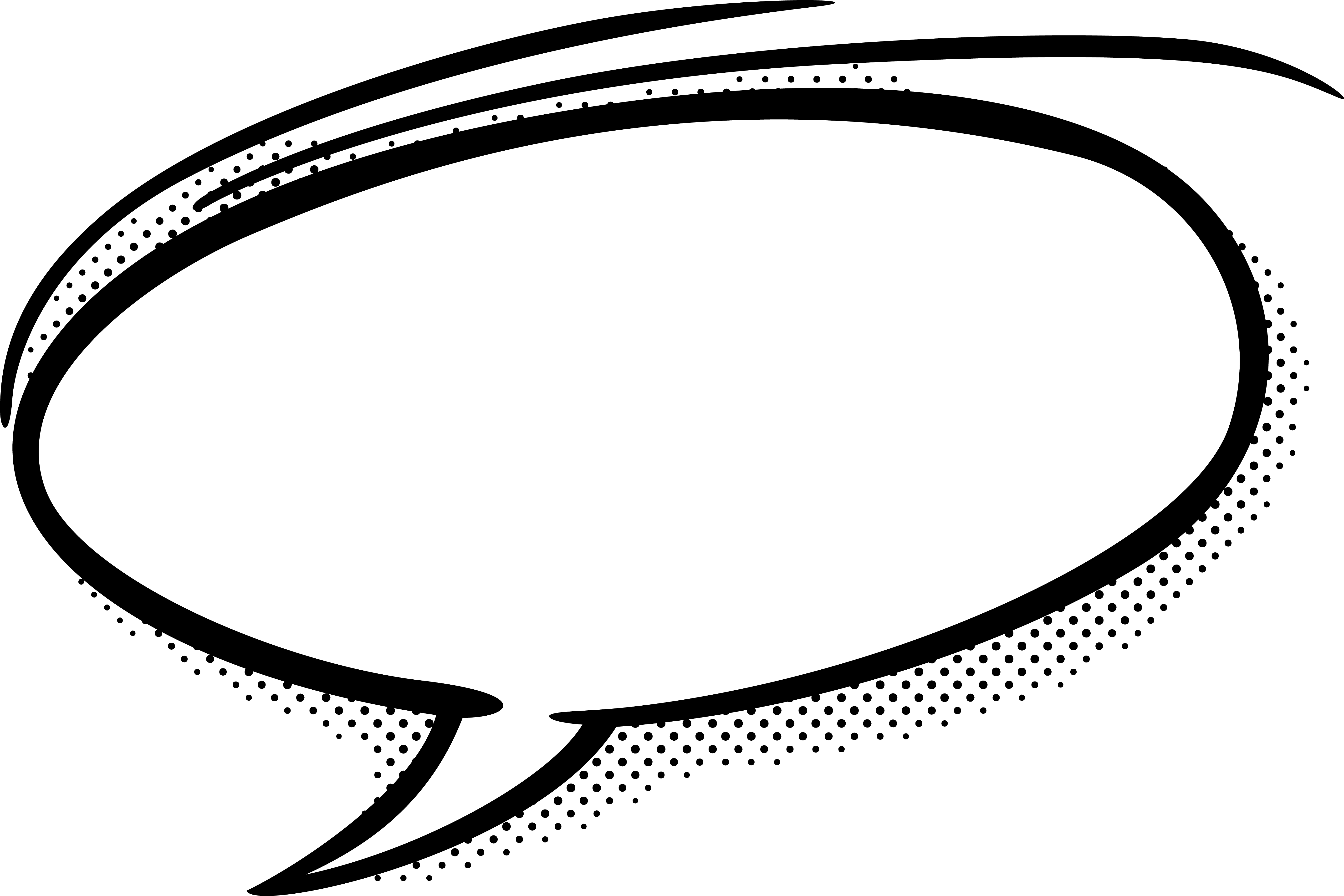 Unbelievable Oval Clipart Black Empty Comic Bubbles - Comic Book Bubbles Png (5639x3760)