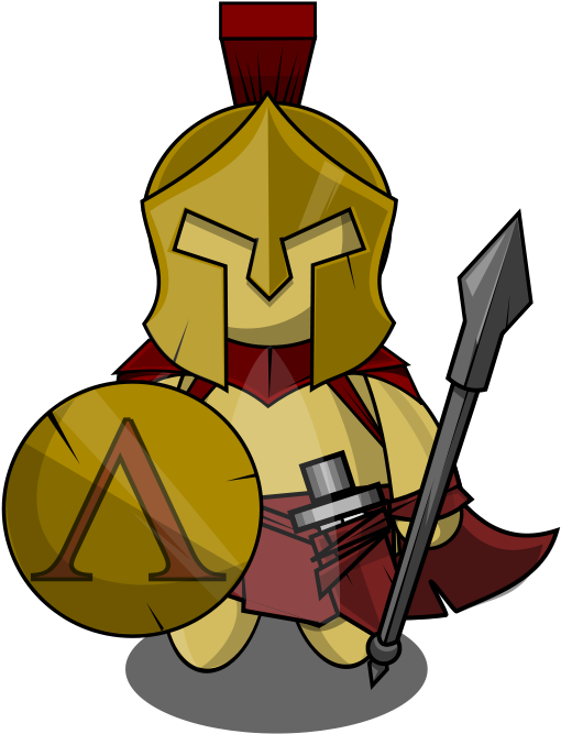 Warrior Free Content Roman Soldier - Warrior Clipart Png (520x690)