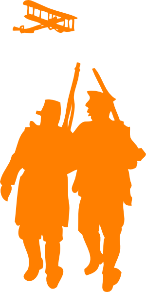 Wwi Soldier Cliparts - War Clip Art (300x596)