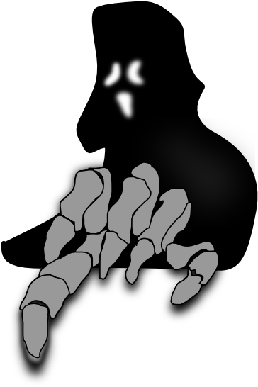 Scary Ghost Clip Art - Scary Ghost Clipart (1075x1280)