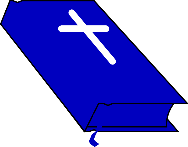 Blue Bible Clip Art - Bible Clip Art (600x469)