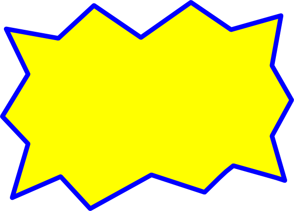 Yellow Speech Bubble Clip Art At Clker - Clip Art (600x432)
