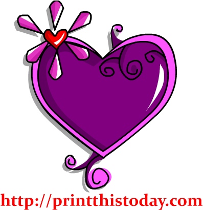 Gem Like Heart Clip Art - Purple And Red Bears Clipart (417x417)