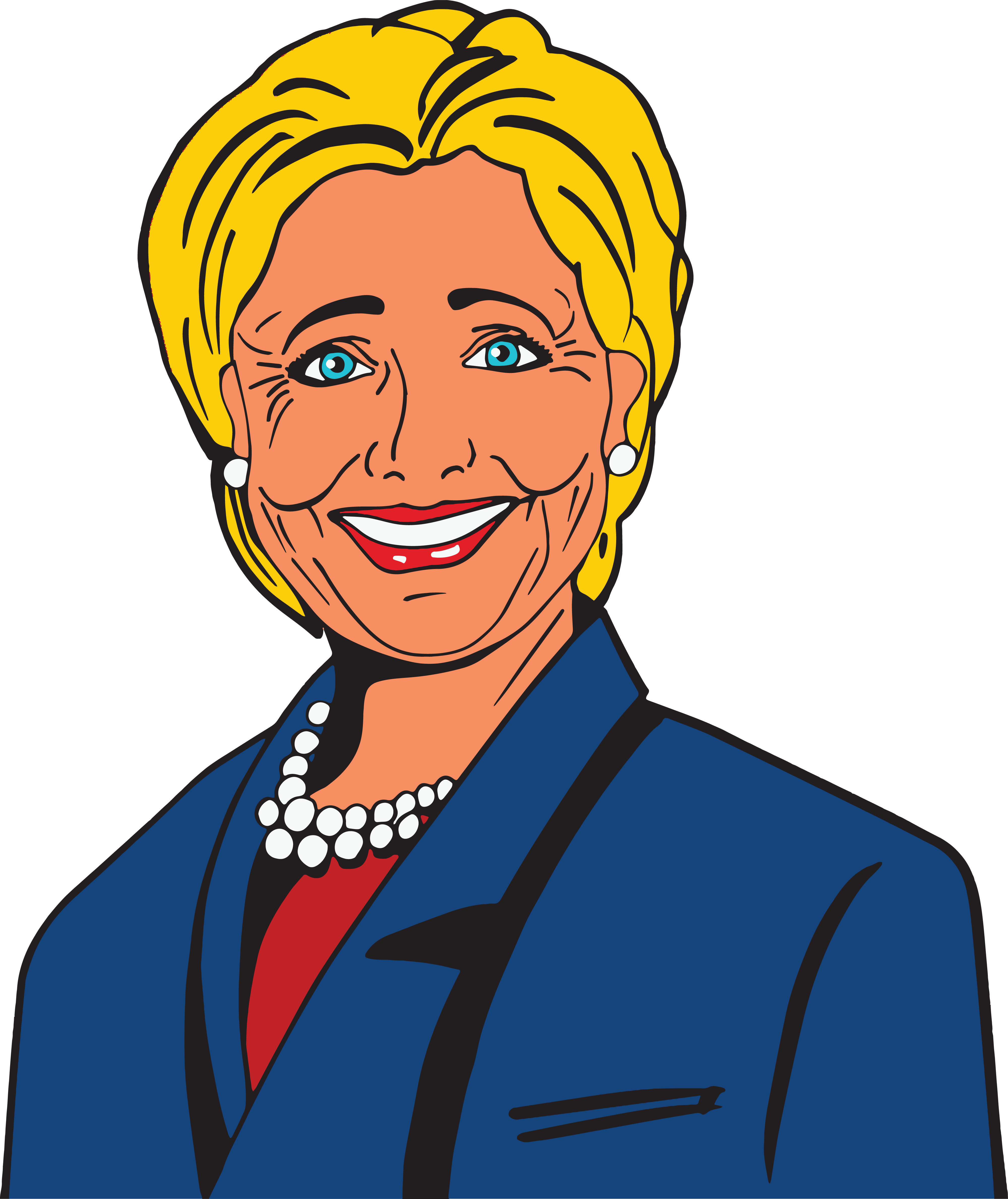 Free Clipart Of Hillary Clinton - Hillary Clipart (4000x4758)