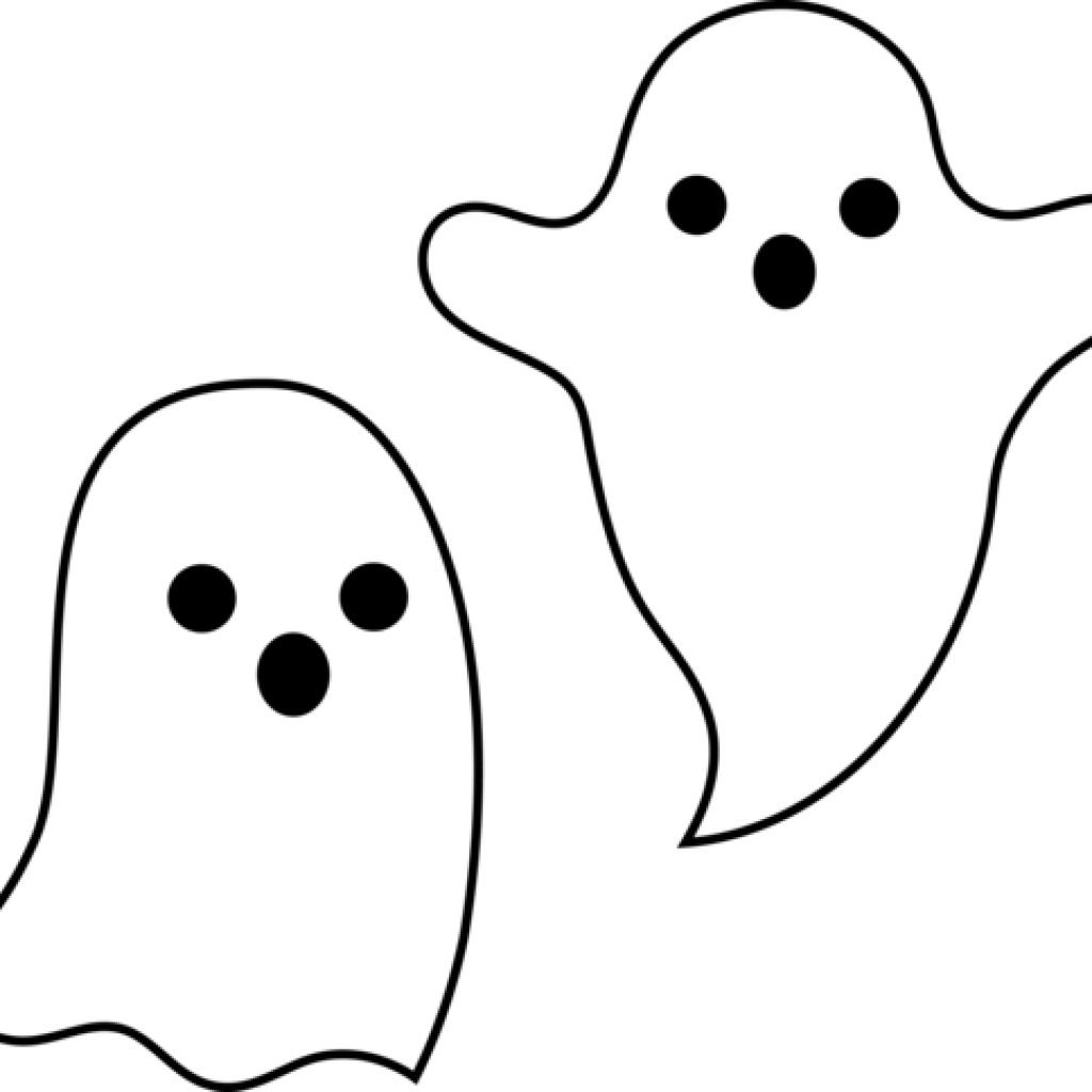 Halloween Ghost Clipart Simple Spooky Halloween Ghosts - Ghost (1024x1024)
