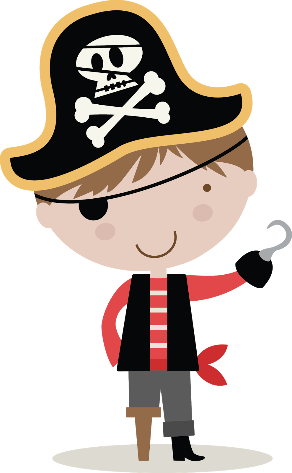 Pirates Png Transparent Pirates - Cute Pirate Png (989x1600)