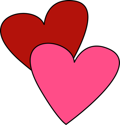 Valentine Hearts Clip Art - Valentines Day Clip Art (400x416)