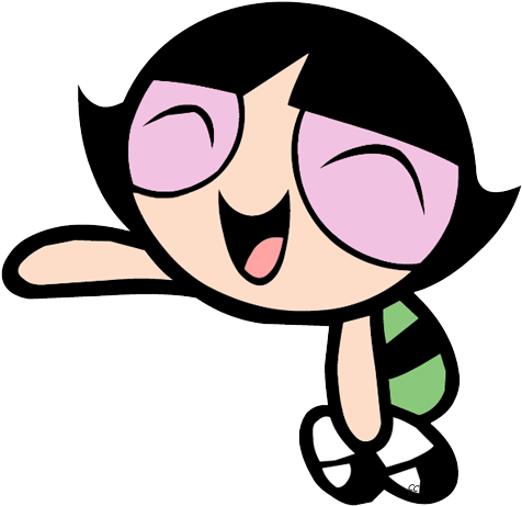 Images Were Colored And Clipped By Cartoon Clipart - Buttercup Powerpuff Girls (481x479)