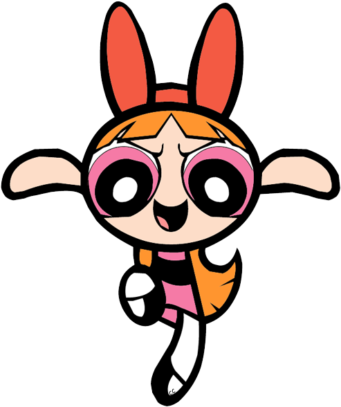 Images Were Colored And Clipped By Cartoon Clipart - Powerpuff Girls Blossom Coloring Pages (500x596)