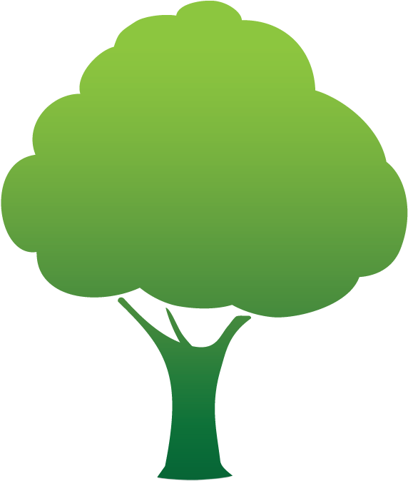 Tree Graphic - Clipart Library - Tree Flat Icon Png (605x673)