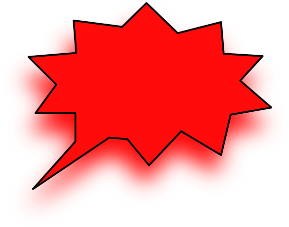 Red Speech Bubble Clip Art - Red Speech Bubble Png (600x477)