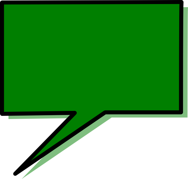 Green Speech Bubble Clip Art - Clip Art (600x573)
