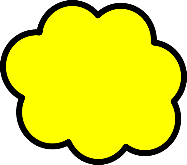 Bubble Clipart Exclamation - Text Box Yellow Vector (600x528)