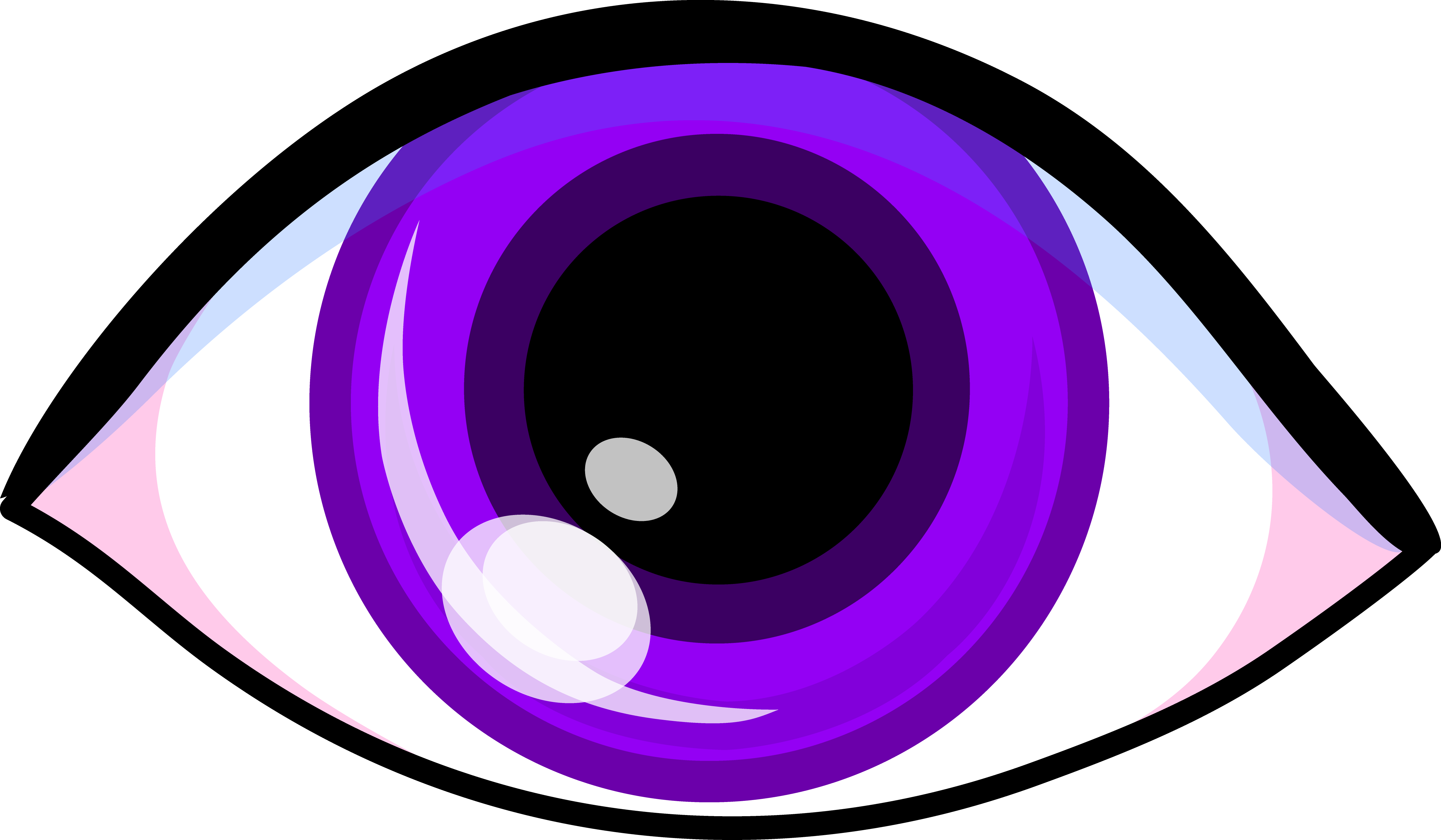 Clipart Info - Purple Eye Clipart (5076x2962)
