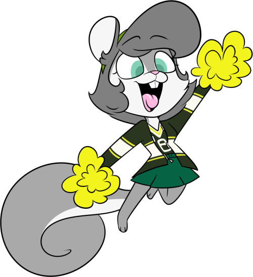 Cheerleader Clipart Free - Cartoon (500x548)