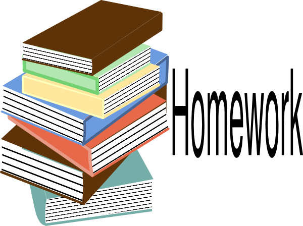 Homework Clipart Illustration - Homework Clipart Transparent (600x448)