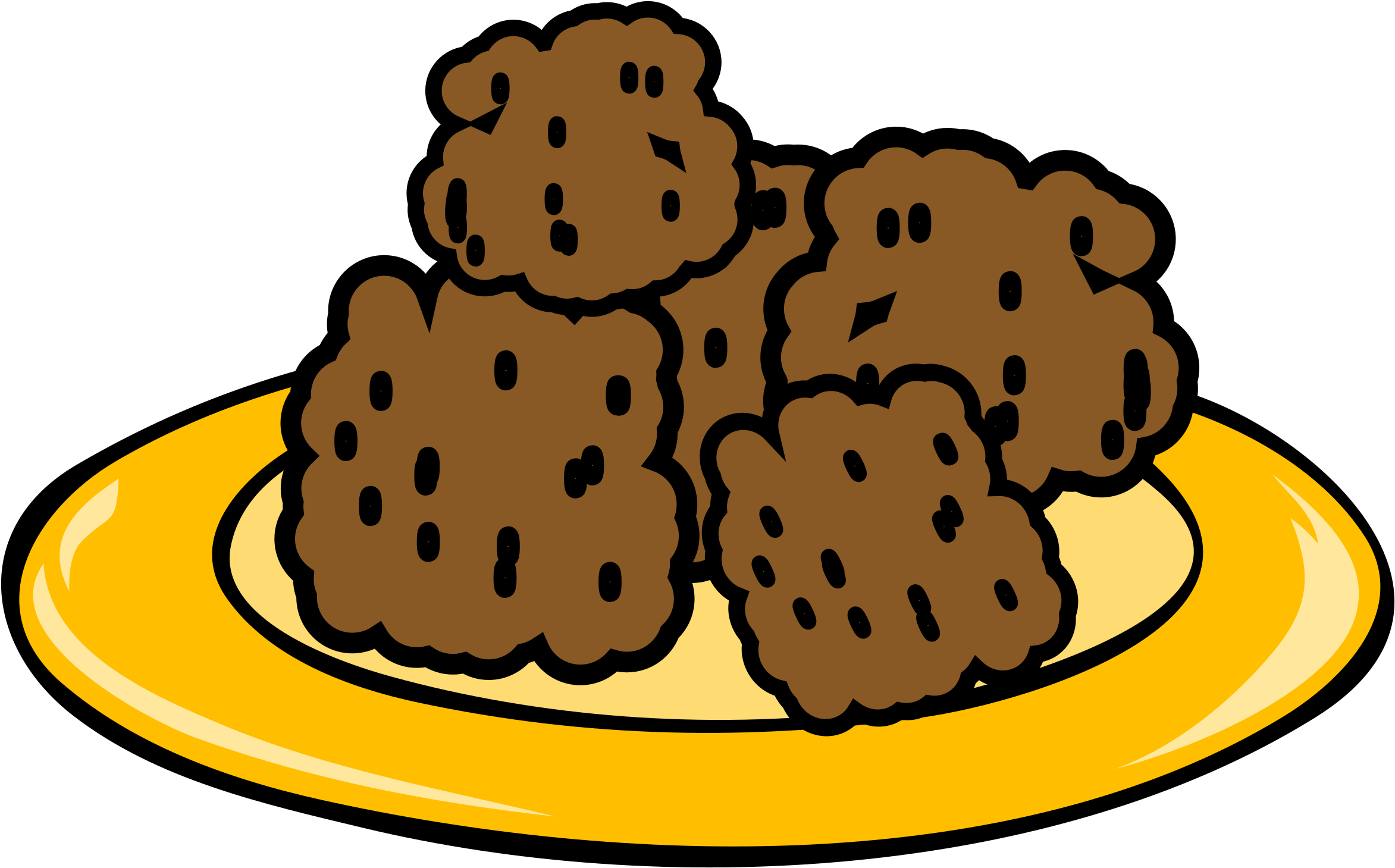 Free To Use & Public Domain Meat Clip Art - Meatballs Clip Art (2400x1514)