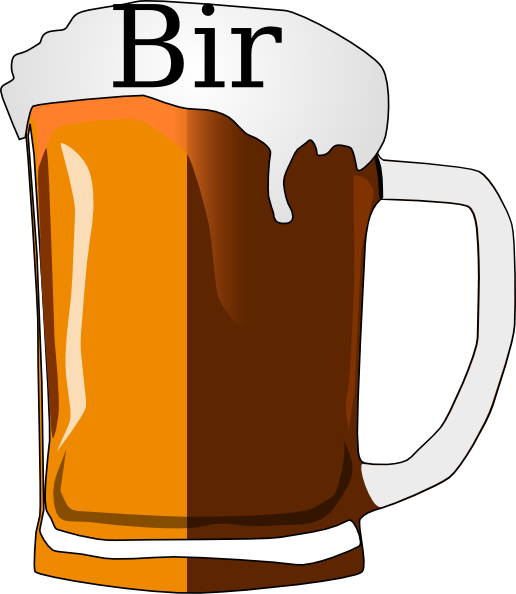 Beer Glass Clip Art - Bear Glass Vector (516x594)