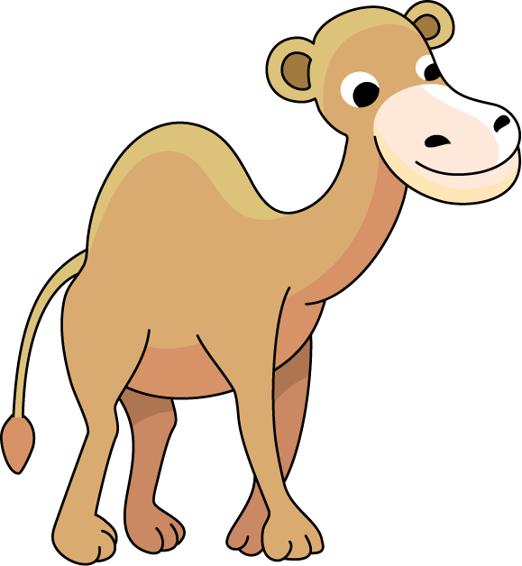 Free Camel Clipart Clip Art Pictures Graphics Illustrations - Camel Clipart Cute (579x628)