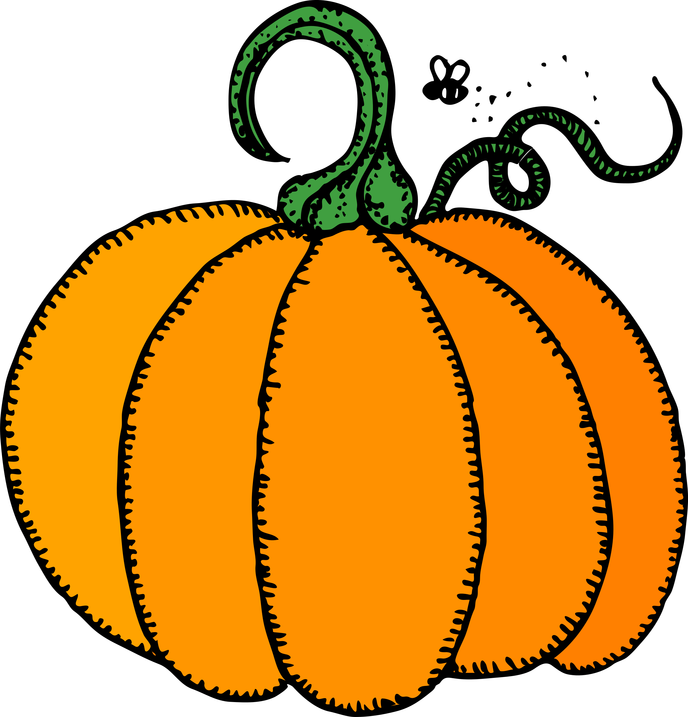 Pumpkin Clipart (2304x2400)