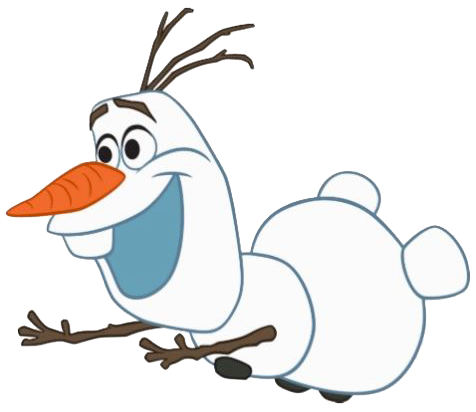 Olaf Clip Art - Olaf Frozen Black Background (476x412)