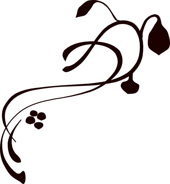 Brown Swirl Svg Downloads - Lines, Vines And Trying Times (552x598)