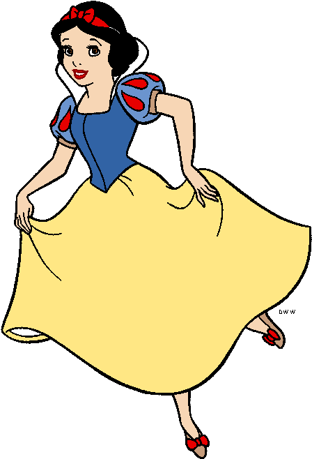 Snow White Clip Art - Snow White Coloring Pages (464x679)