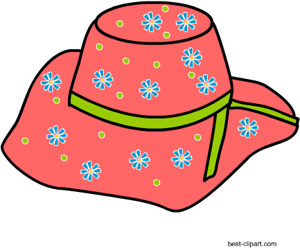 Free Summer Clip Art - Sun Hat (450x450)