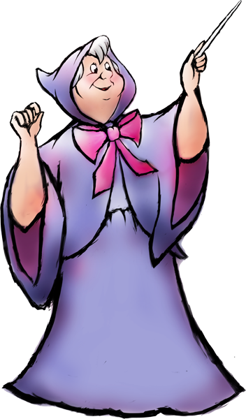 Cartoon - Cinderella Fairy Godmother Dress Outfit Costume Adult - (352x600) Png Clipart Download Cartoon - Cinderella Fairy Godmother Dress Outfit Costume Adult - (352x600) Png Clipart Download
