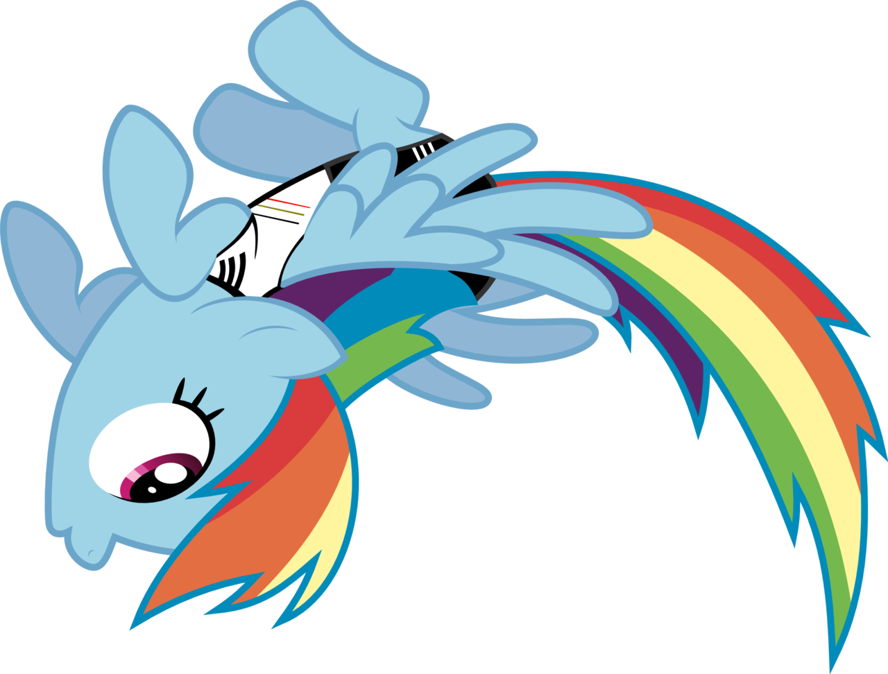Ironm17, Backflip, Clothes, Football, Germany, Jersey, - Rainbow Dash Flying Png (1280x972)
