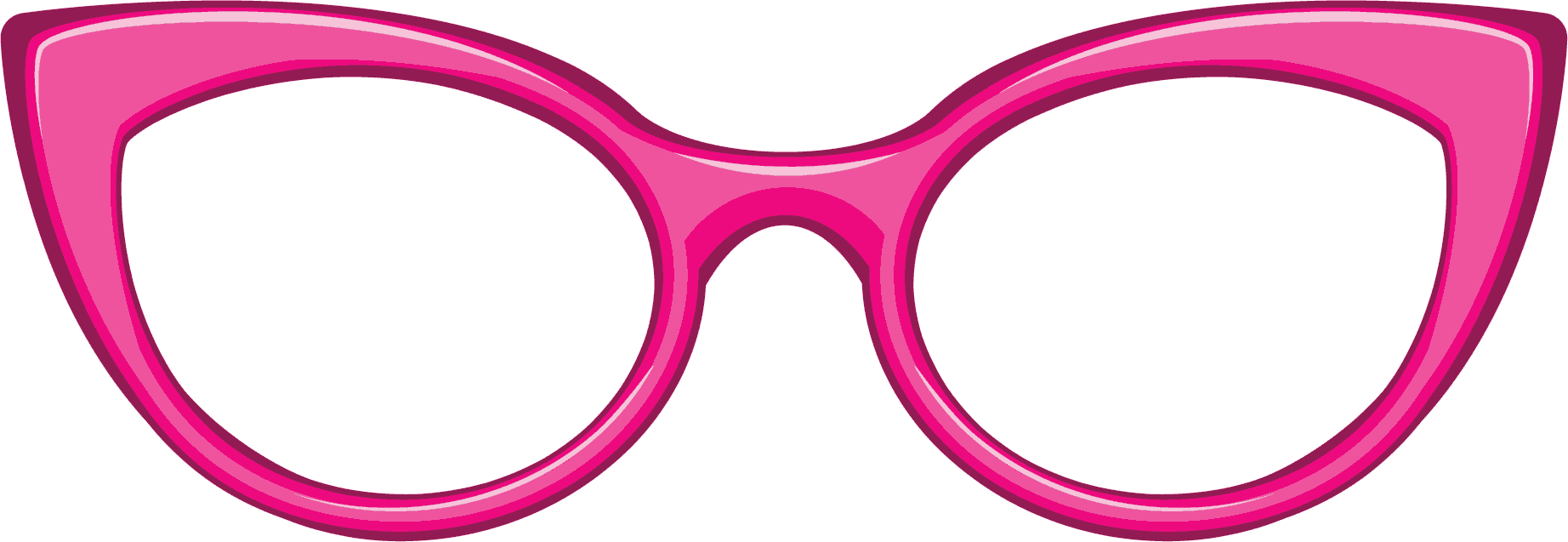 Glasses Clip Art Clipart Free Download - Eyeglasses Clip Art (1844x637)