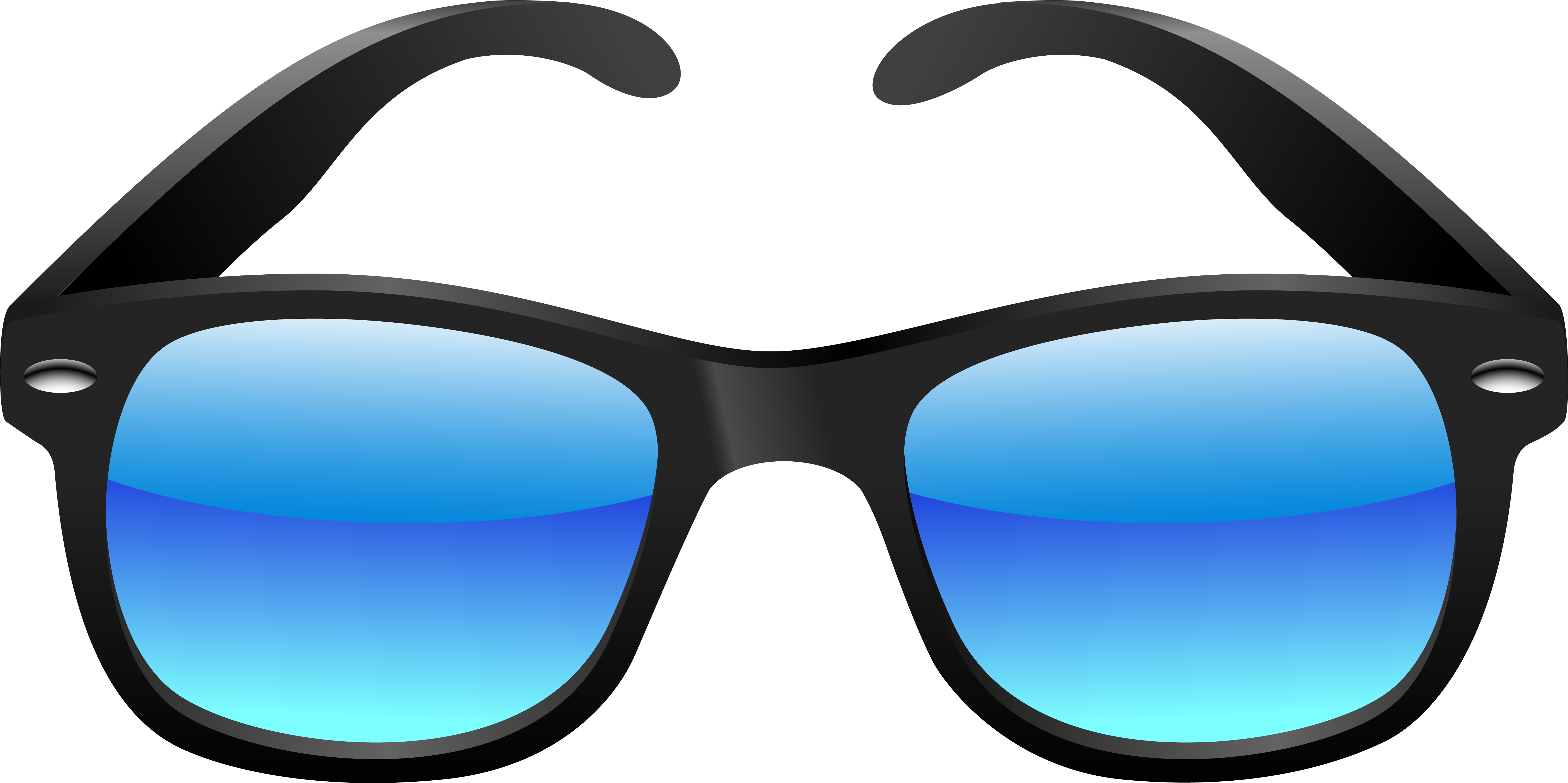 Summer Clipart Sun Glass - Sun Glasses Png Download (6099x3047)