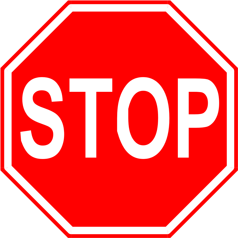 Stop Sign Clip Art Microsoft Free Clipart Images - Stop Sign Transparent Background (1024x1024)