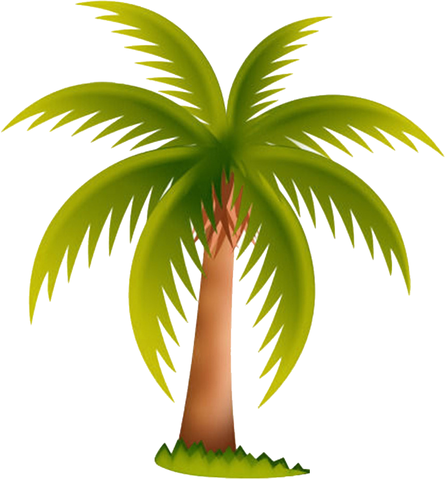 Arecaceae Date Palm Tree Clip Art - Palm Tree Clip Art (1024x1024)