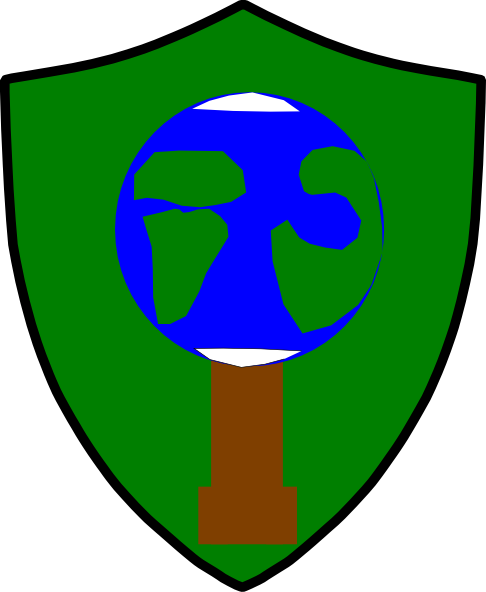 Save Trees,save Earth Shield Clip Art At Clker - Emblem (486x592)