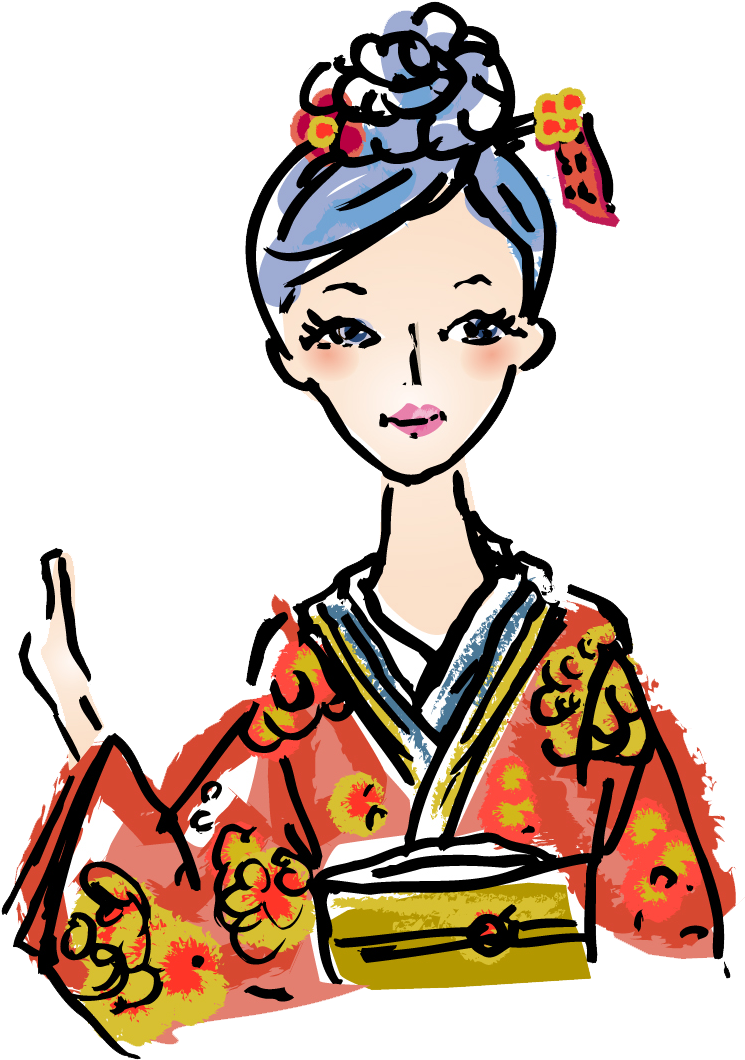 Spanish - Japanese Woman Clip Art (1600x1200)