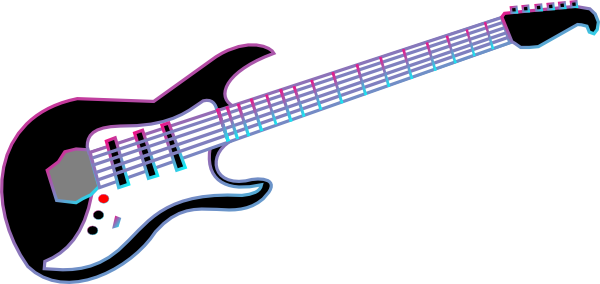 Guitar Clip Art At Clker Com Vector Online Royalty - Rock Guitar Clip Art (600x284)