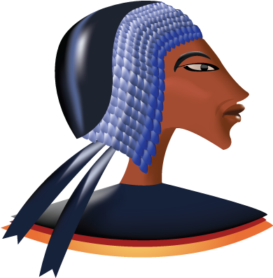 Ancient Egyptian Clip Art - Akhenaten Clipart (453x402)