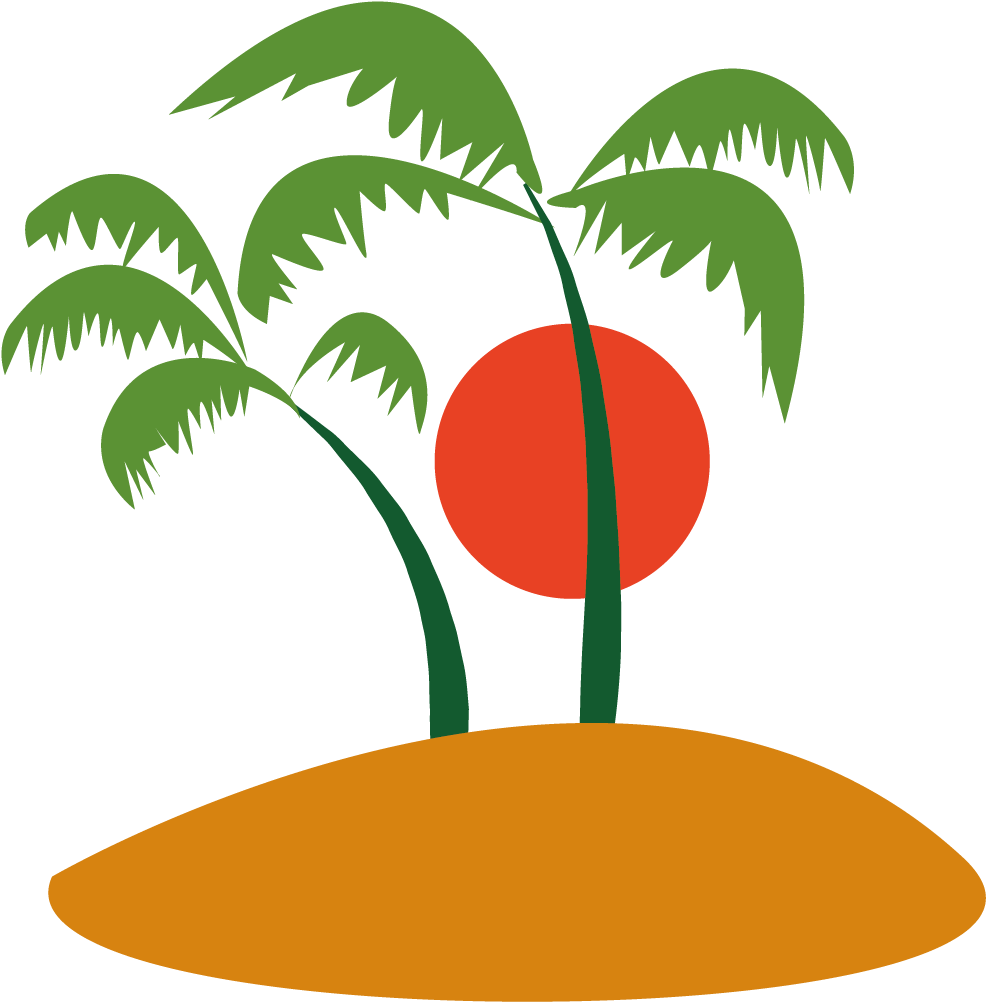 Ilha Do Coqueiro Coconut Tree Clip Art - Ilha Coqueiro Png (1135x1134)