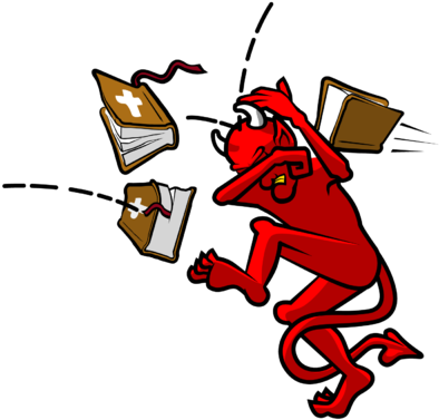 Bible Thumper - Satan Clipart (400x380)