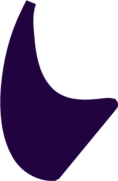 Purple Devil Horns Clip Art - Black Devil Horns Clip Art (384x598)