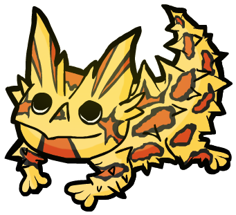 Thorny Devil By Torotiel - Thorny Devil Easy Drawing (397x360)