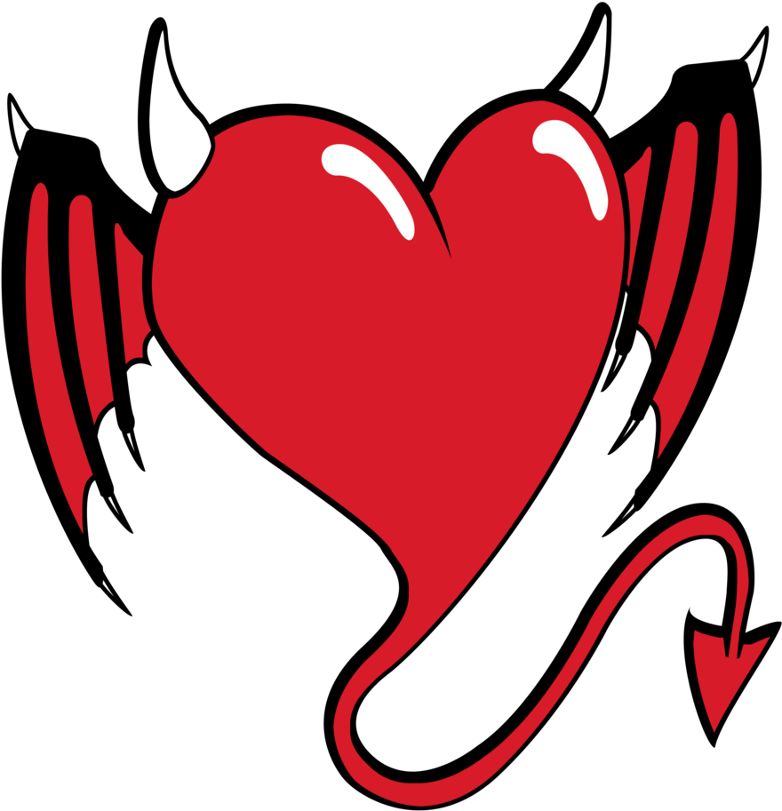 Devil Heart By Aktn Devil Heart By Aktn - Heart Of A Devil (900x935)