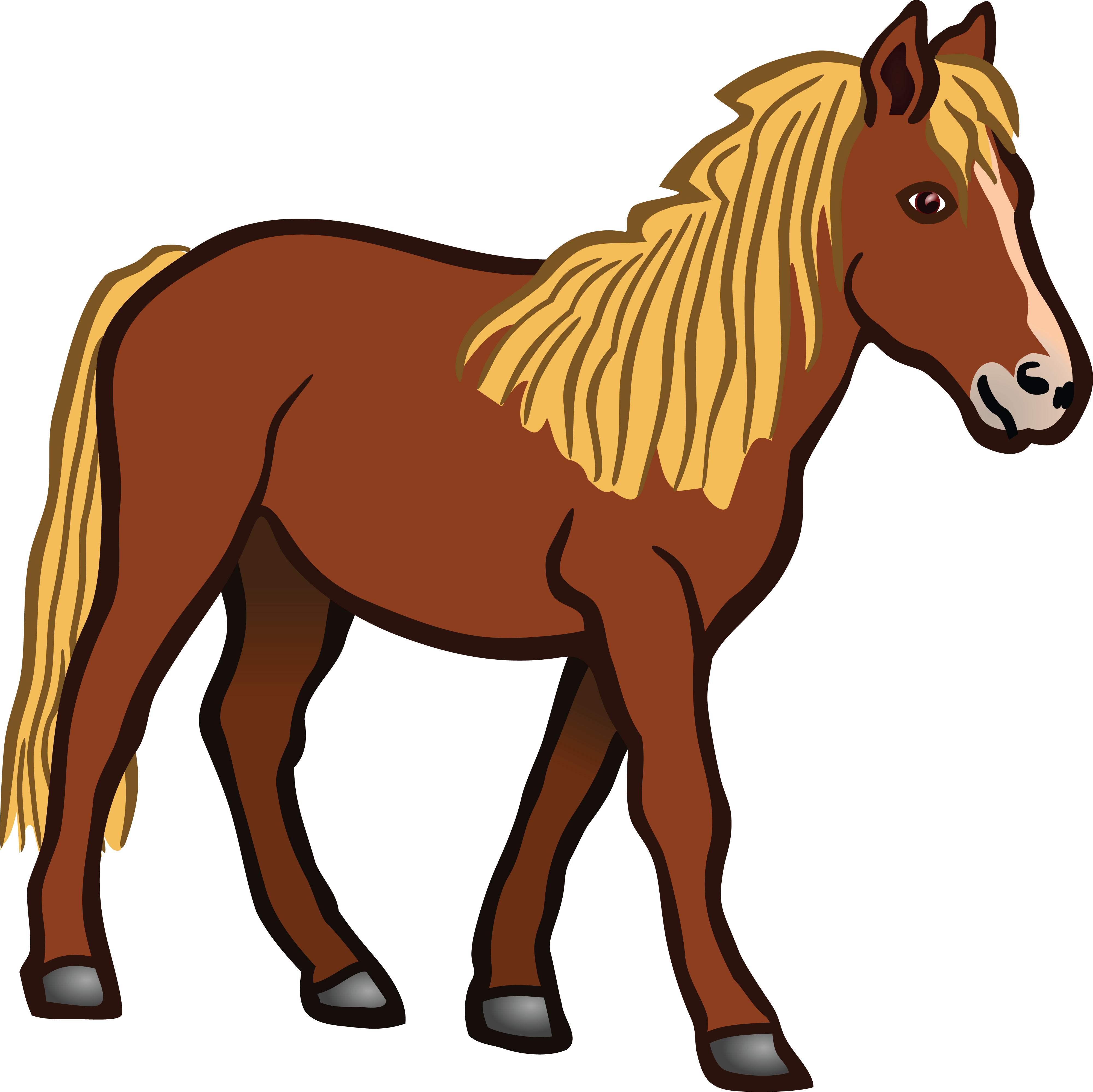Free Clipart Of A Horse - Horse Clipart Png (4000x3996)