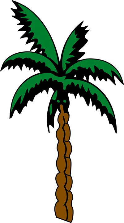 Pin Free Palm Tree Clip Art Images - Suriname Coat Of Arms (401x720)