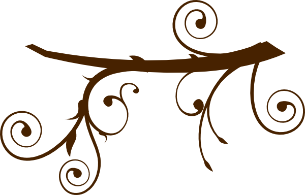 Brown Branch Clip Art - Brown Tree Branch Clip Art (600x384)